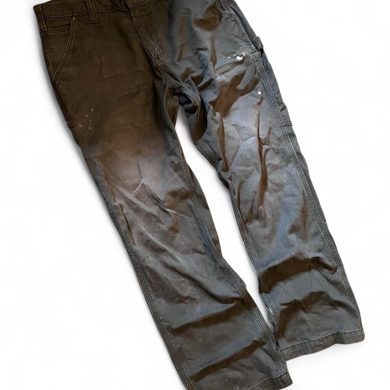 Carhartt B324 Relaxed Fit Double-Front Dungaree Work Pants - 34x30 2