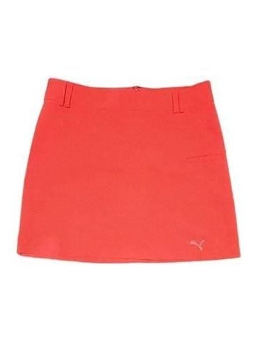 Puma Women's Athletic Salmon Pink Golf Skort Size 6 2