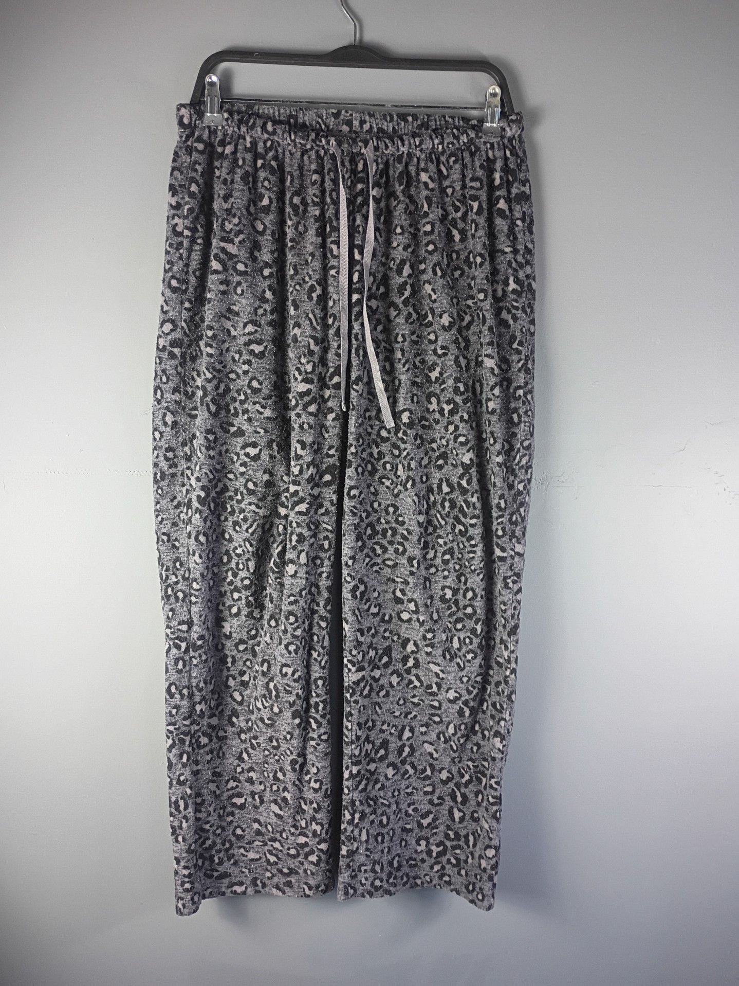 Sonoma Goods For Life Women's Leopard Print Faux Fur Pajama Set 2