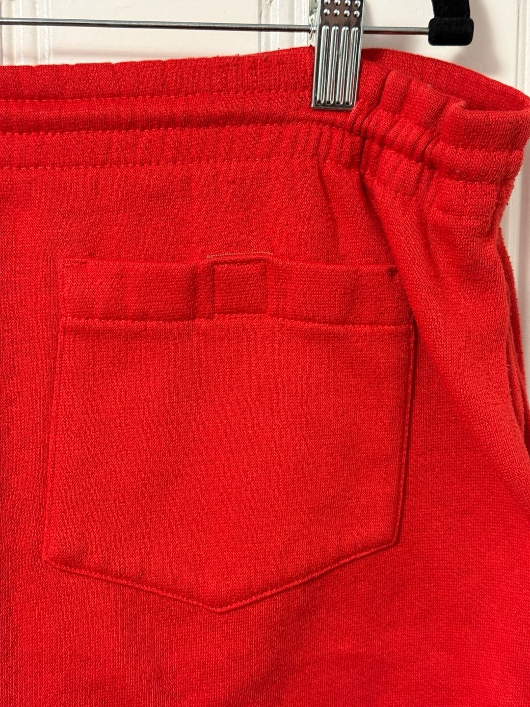 Vintage Spalding Athletic Department Vintage Red Sweat Shorts - Size Medium 8