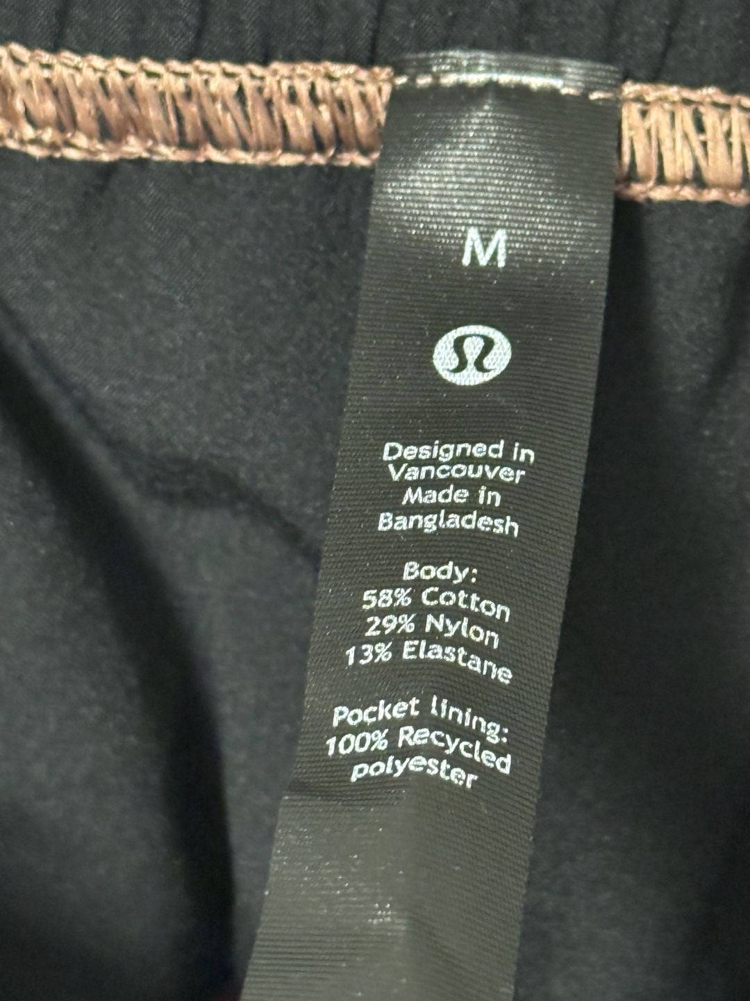 Lululemon Men's ABC Jogger Tapered Fit - Earth Color Clay - Size Medium 5