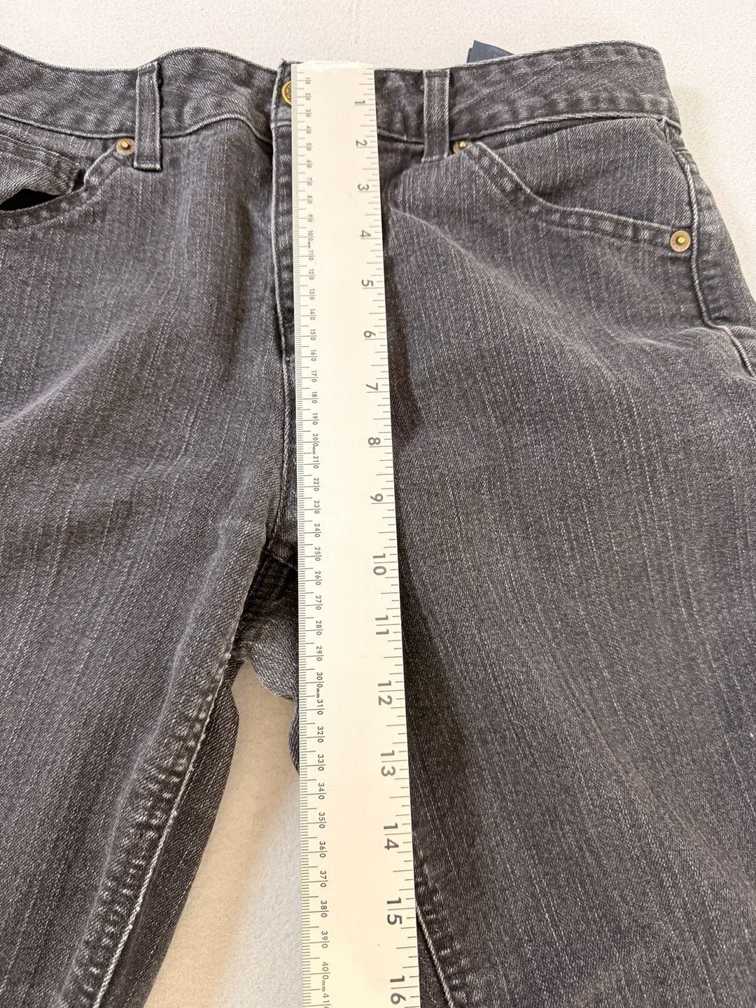 Tommy Hilfiger Hope Bootcut Jeans Women's Size 10-32L Black Denim 5