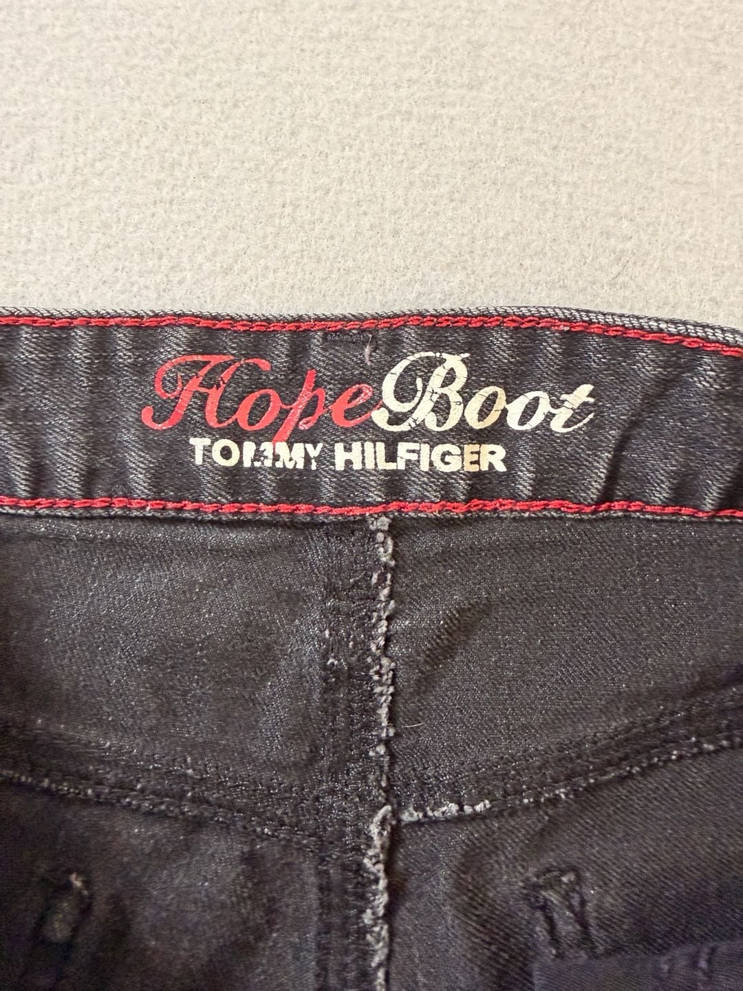 Tommy Hilfiger Hope Bootcut Jeans Women's Size 10-32L Black Denim 6
