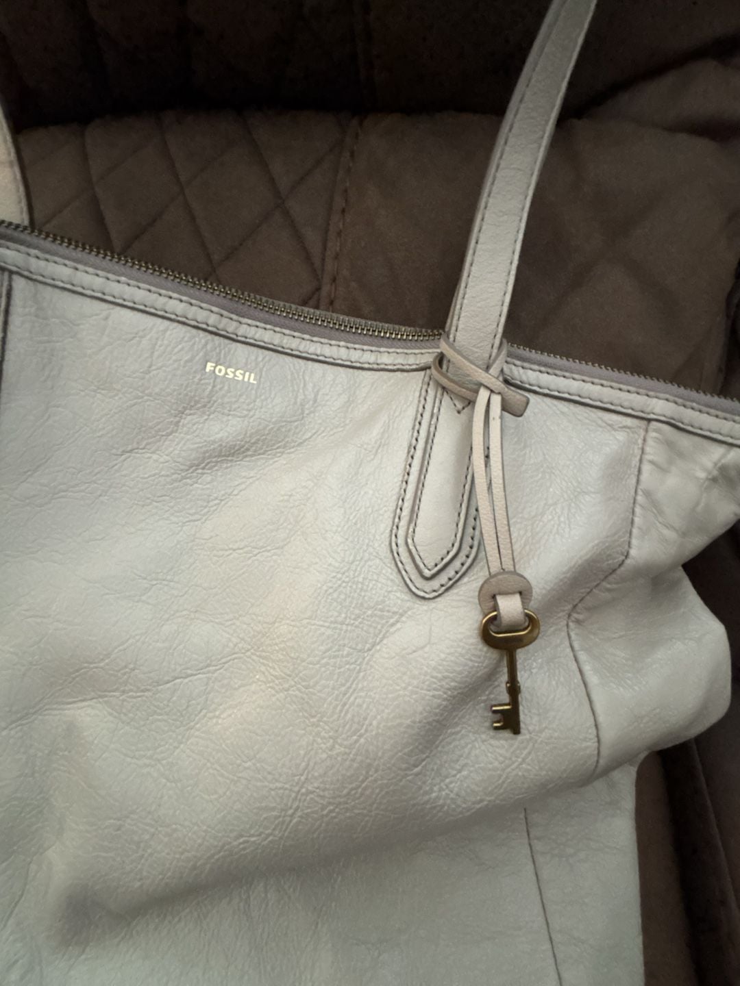 Fossil Sydney Large Leather Tote Bag 7