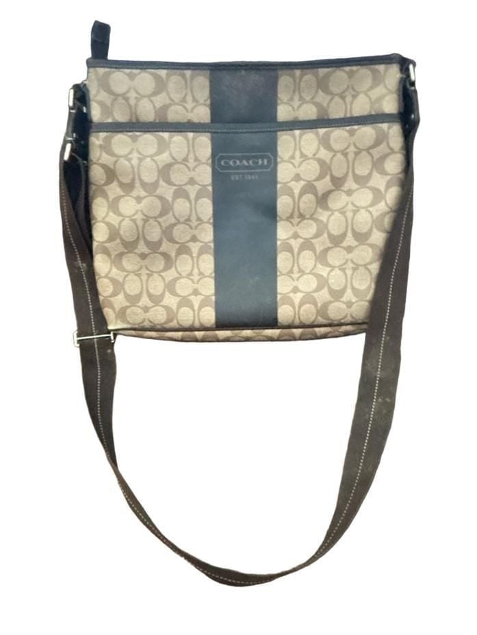 Coach Heritage Signature Small Zip Top Crossbody Bag F71131 2