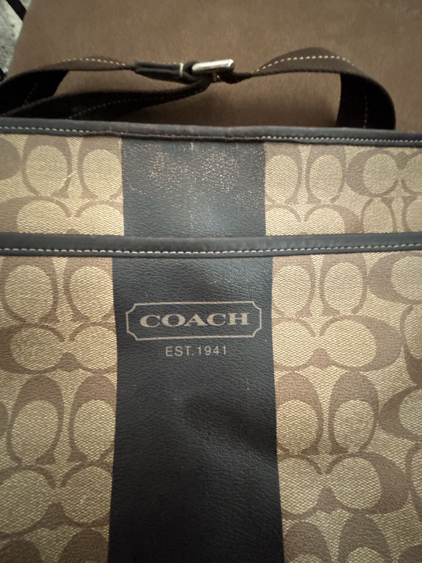 Coach Heritage Signature Small Zip Top Crossbody Bag F71131 10