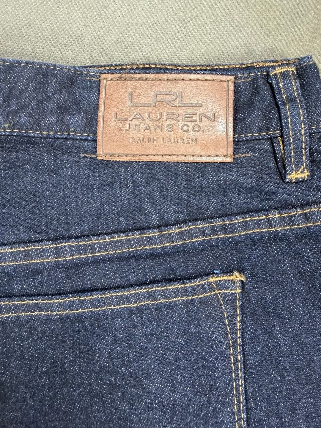 Lauren Jeans Co. Ralph Lauren Women's Dark Wash Straight Leg Jeans Size 22W 3