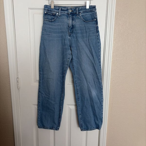 Madewell High-Rise Straight-Leg Denim Jeans