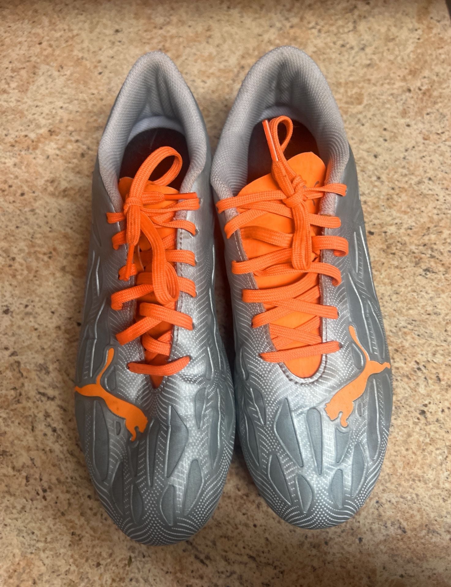 Puma Ultra 4.4 FG/AG Firm Ground Soccer Cleats - Diamond Silver/Neon Citrus 3