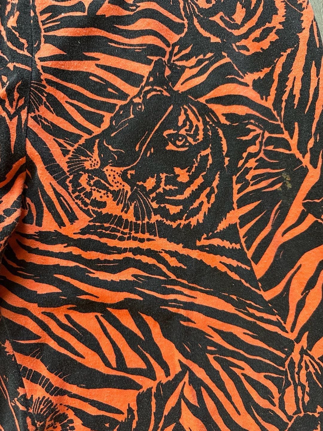 Vintage Zubaz Cincinnati Bengals Tiger Print Jogger / pajama Pants 4