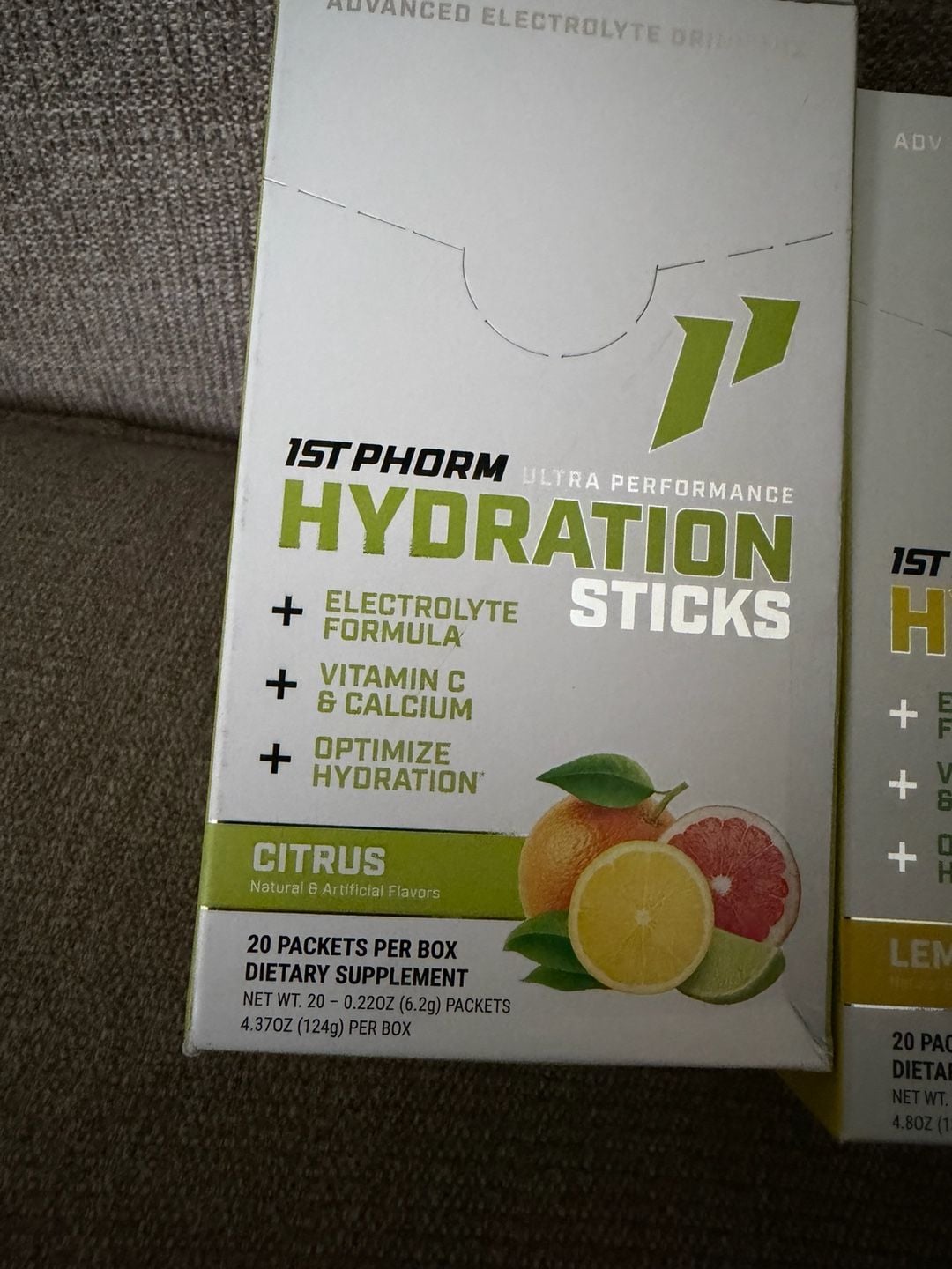 1st Phorm Hydration Sticks Electrolyte Powder Drink Mix - Bundle of 3 2