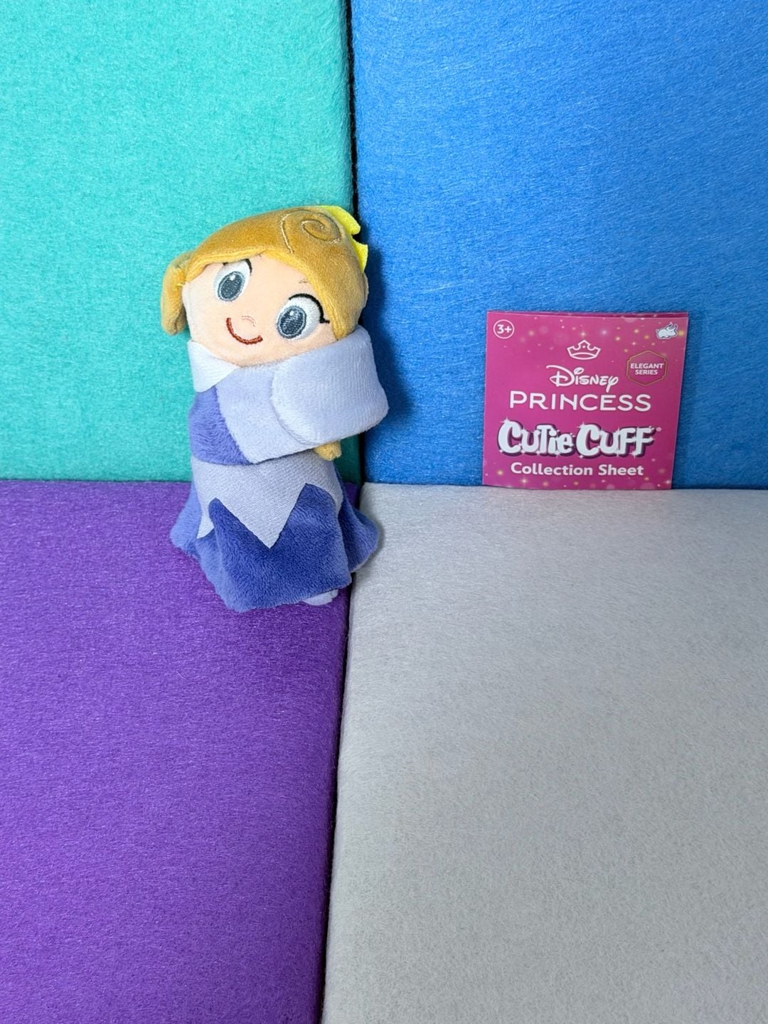 Disney Princess Cutie Cuff Aurora Plush Slap Bracelet 1