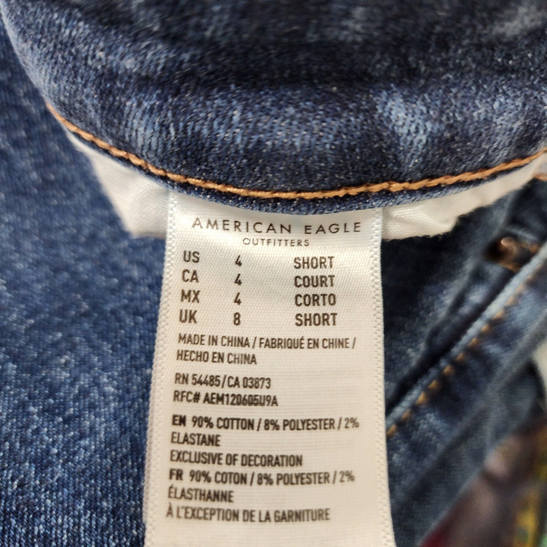 American Eagle NE(X)T LEVEL STRETCH High-Rise Ripped Skinny Jeans Sz 4 10