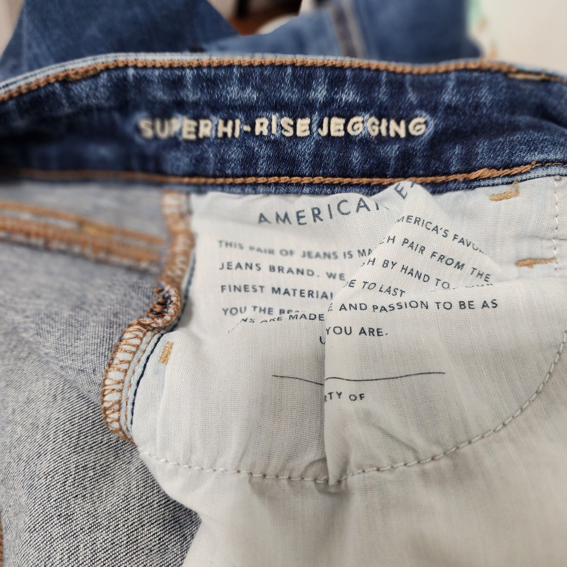 American Eagle NE(X)T LEVEL STRETCH High-Rise Ripped Skinny Jeans Sz 4 12