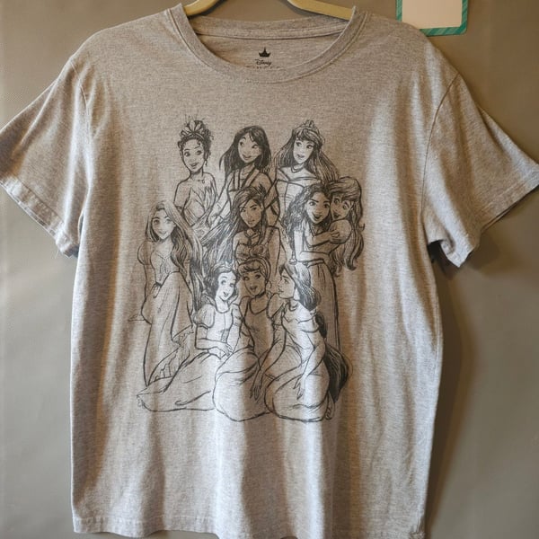 Disney Princesses Group Sketch Graphic T-Shirt