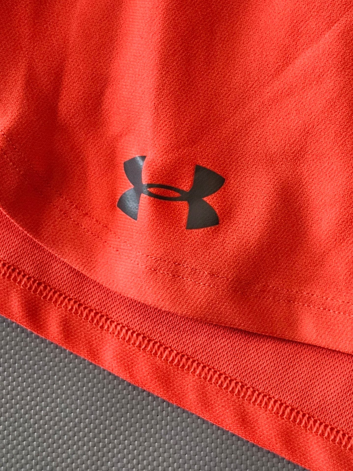 Under Armour HeatGear Women's Play Up Athletic Shorts in Vibrant Orange 3