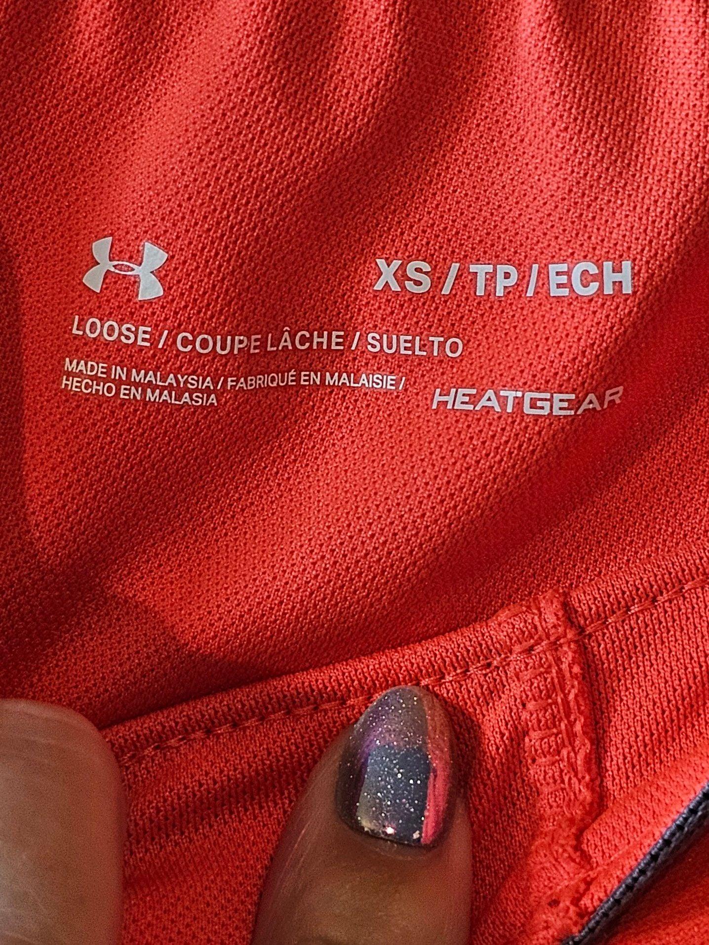 Under Armour HeatGear Women's Play Up Athletic Shorts in Vibrant Orange 5