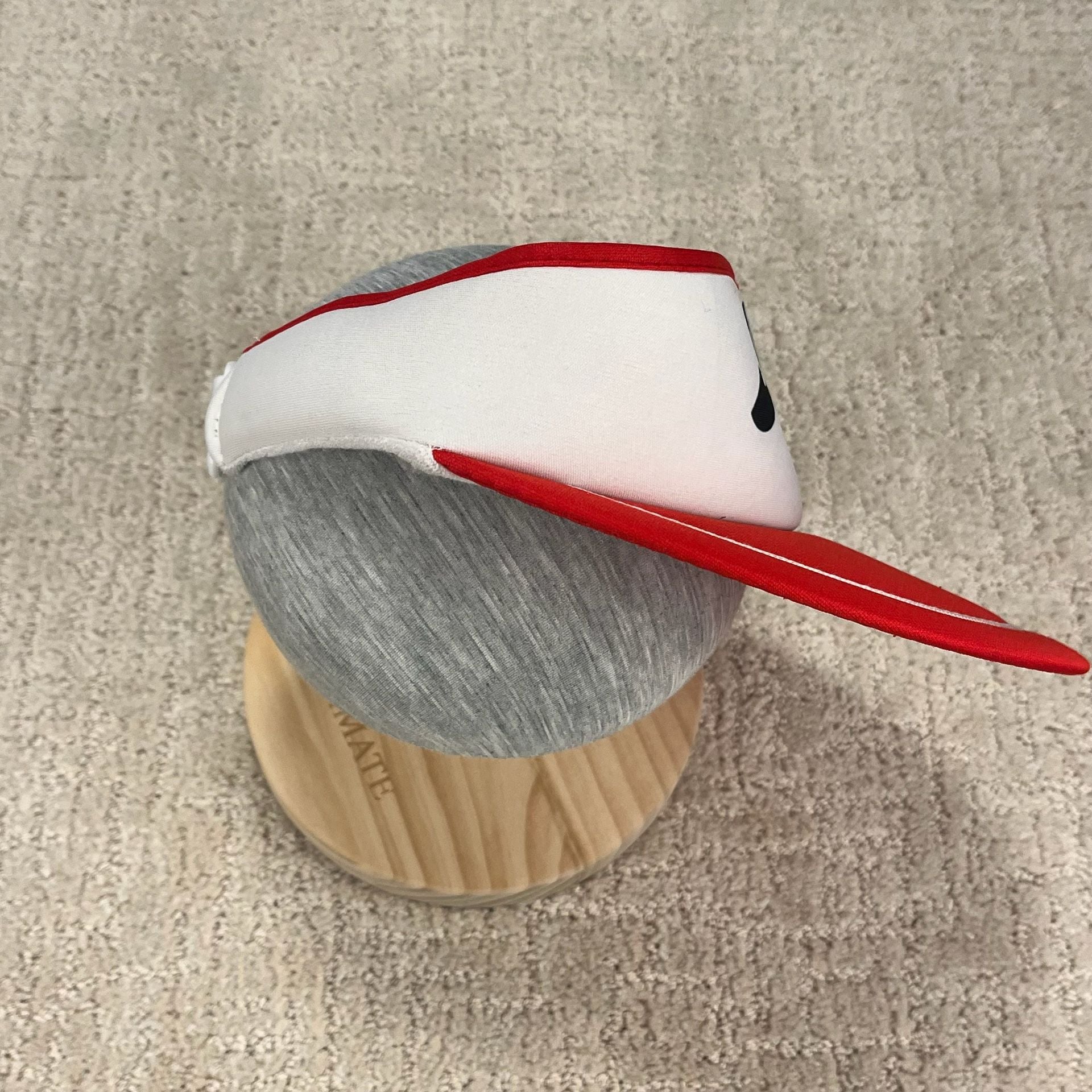 VTG 80s Hobie Red and White Adjustable Sun Visor 5