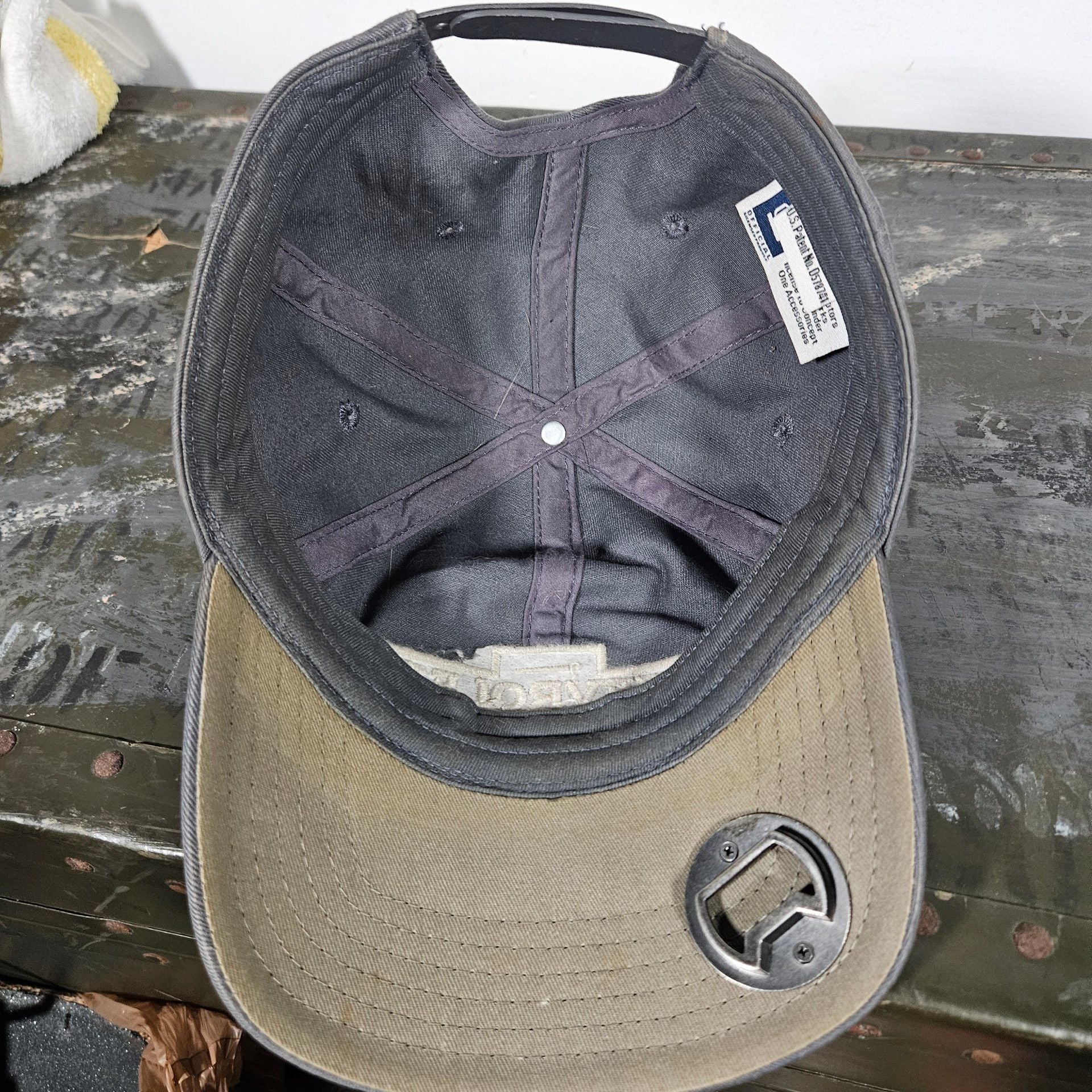 Chevrolet Gray Baseball Cap with Built-in Bottle Opener 6