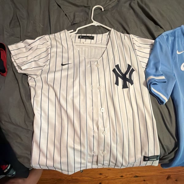 Nike New York Yankees Aaron Judge #99 Home Pinstripe Baseball Jersey