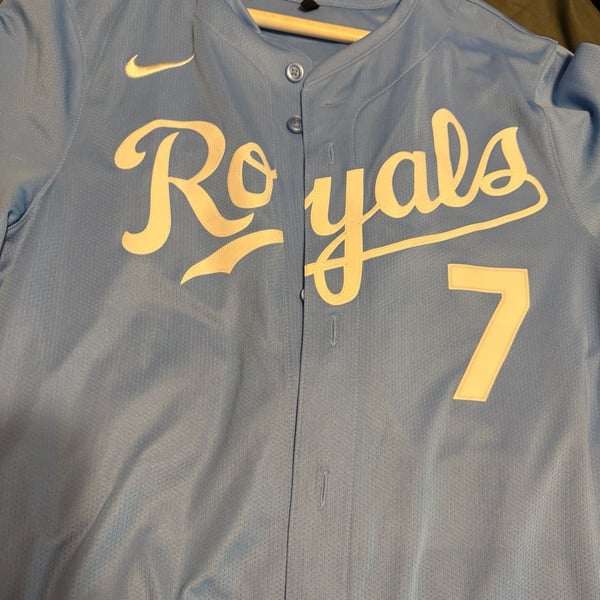 Nike Kansas City Royals Bobby Witt Jr. #7 Replica Baseball Jersey - Light Blue