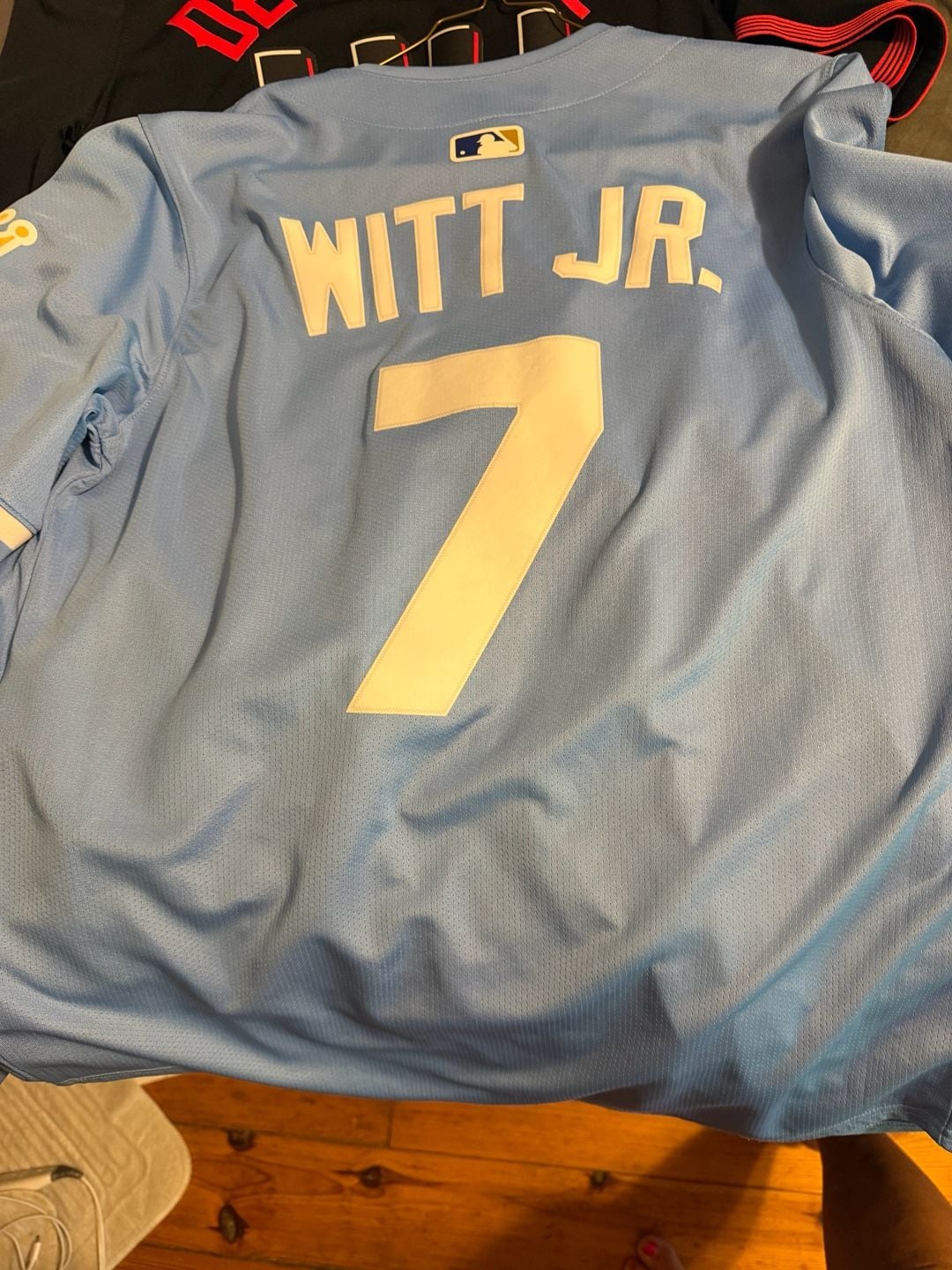 Nike Kansas City Royals Bobby Witt Jr. #7 Replica Baseball Jersey - Light Blue 3