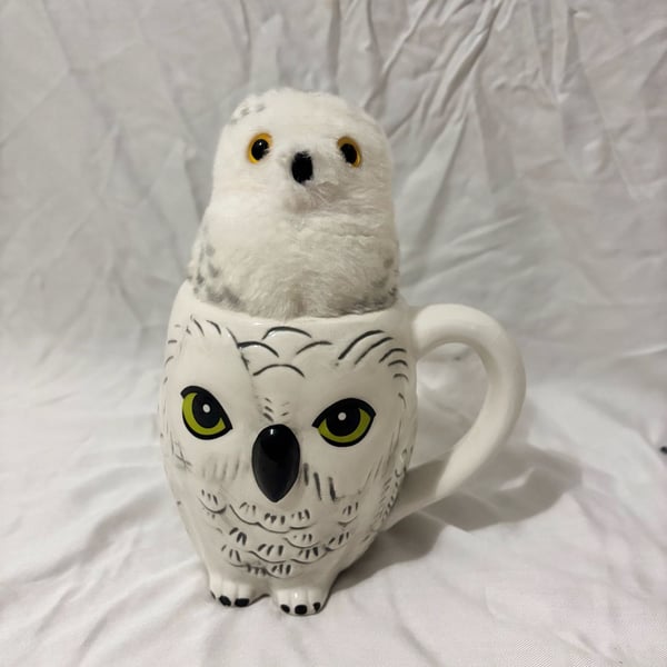 Wizarding World Harry Potter Hedwig Figural Ceramic Mug
