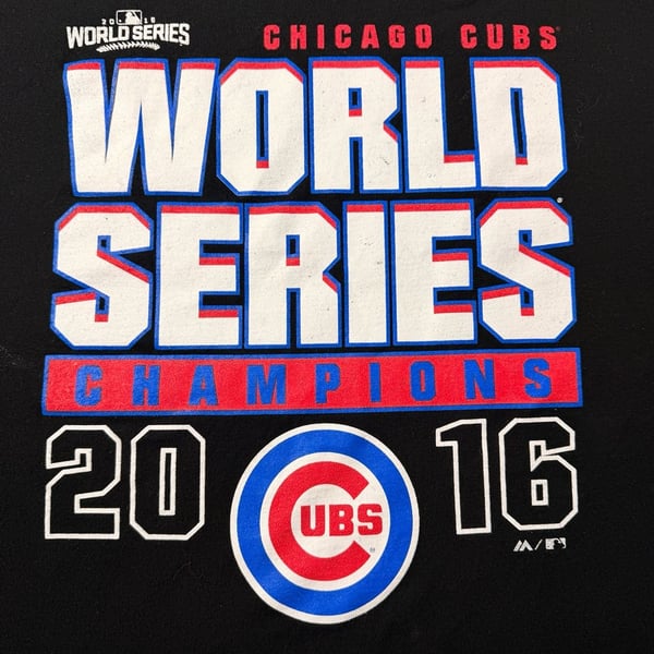 Majestic Chicago Cubs 2016 World Series Champions T-Shirt
