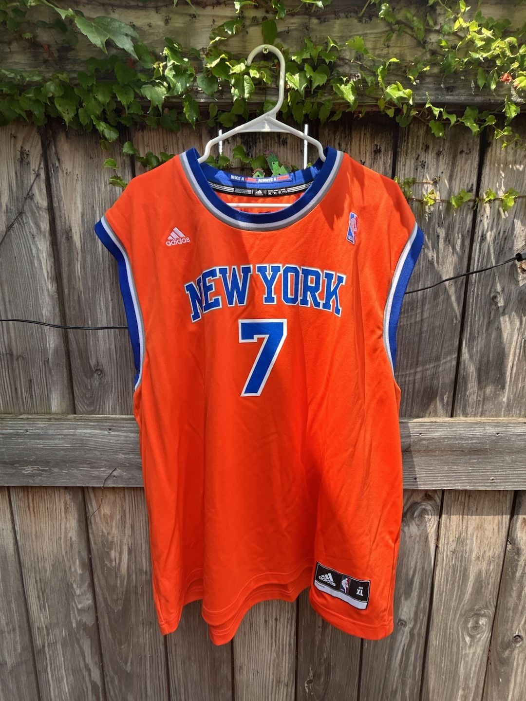 Adidas New York Knicks Carmelo Anthony #7 Basketball Jersey 2