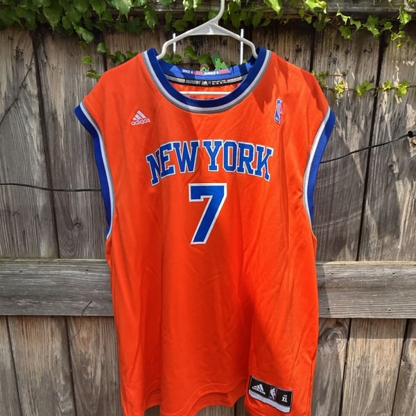 Adidas New York Knicks Carmelo Anthony #7 Basketball Jersey