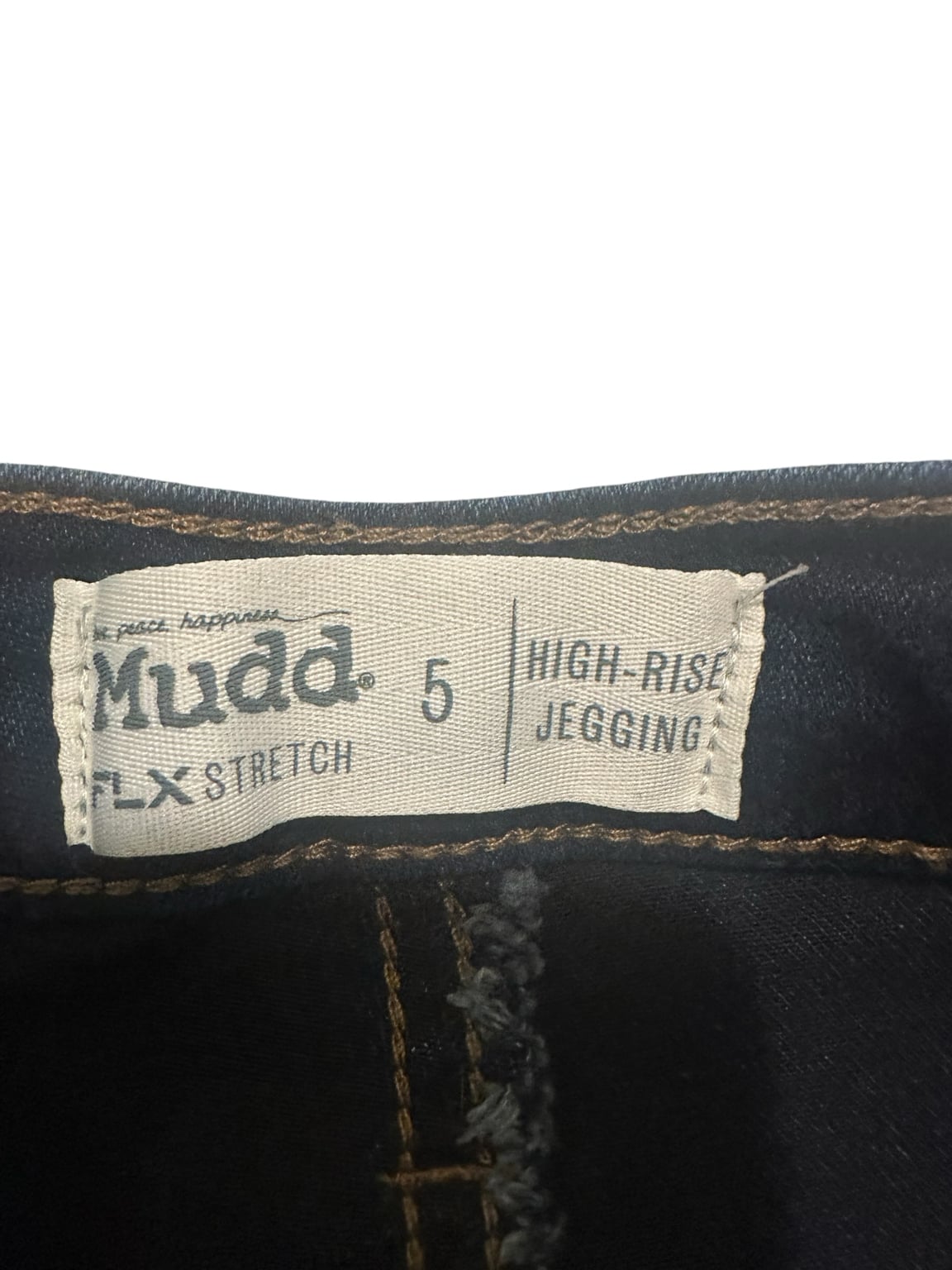 Mudd High Rise Dark Wash Jeggings Size 5. 4