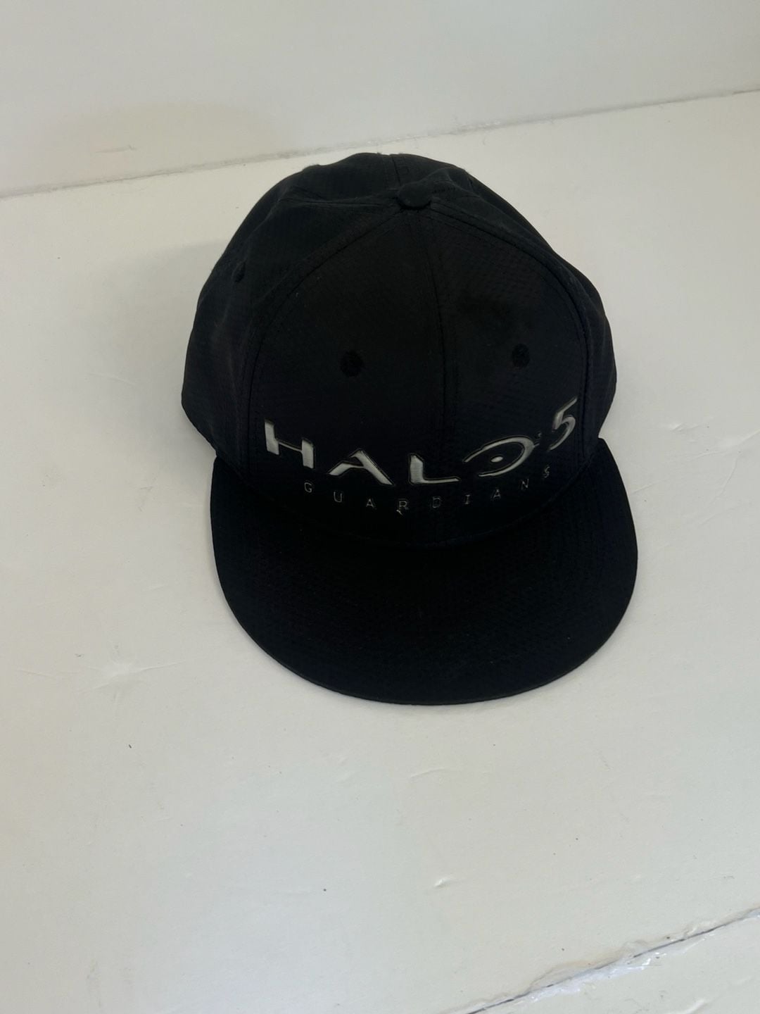 Halo 5 Guardians Official Microsoft 2015 Snapback Hat OSFM Black Flat Bill 3