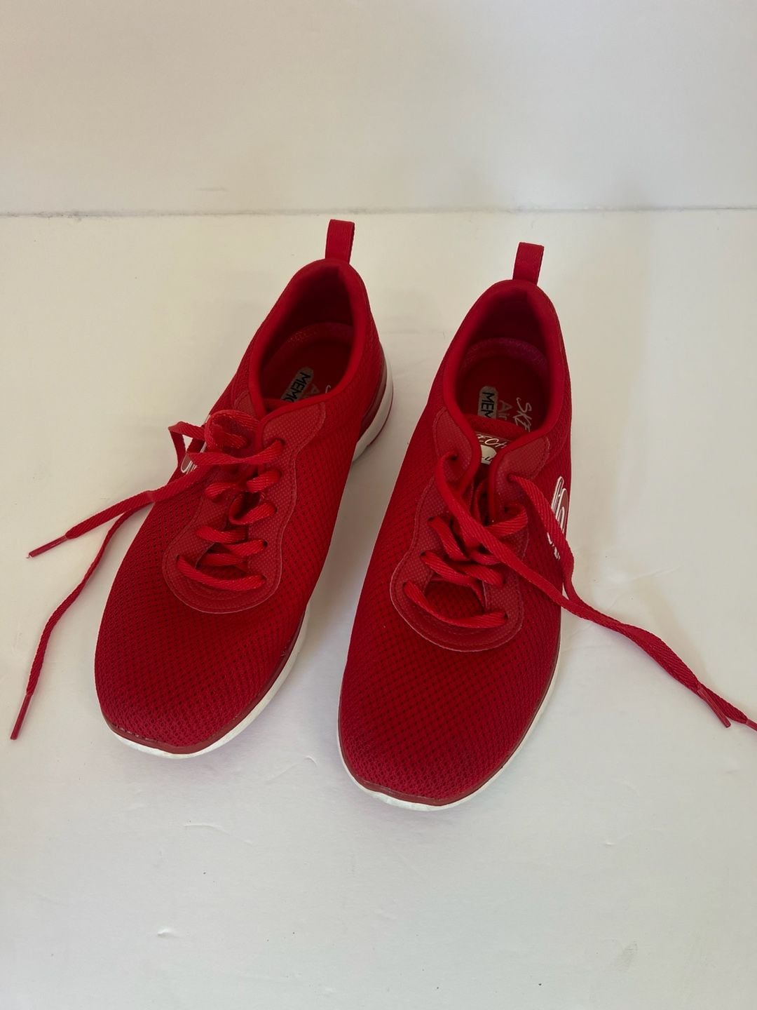 Skechers Women's Flex Appeal 4.0 Red Air-Cooled Memory Foam Sneakers 2
