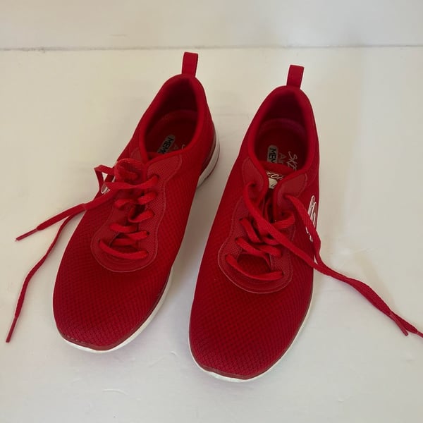 Skechers Women's Flex Appeal 4.0 Red Air-Cooled Memory Foam Sneakers