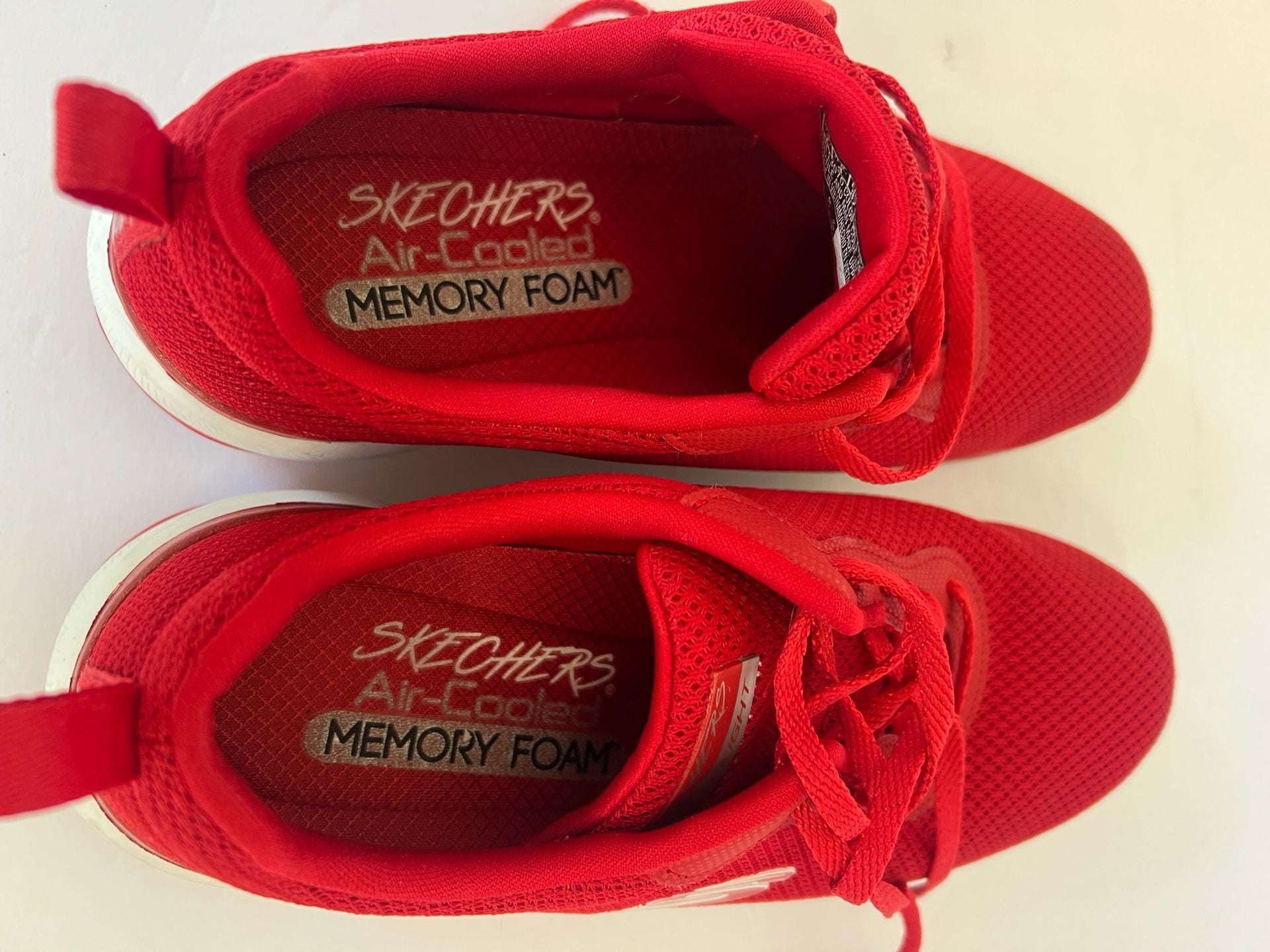 Skechers Women's Flex Appeal 4.0 Red Air-Cooled Memory Foam Sneakers 5