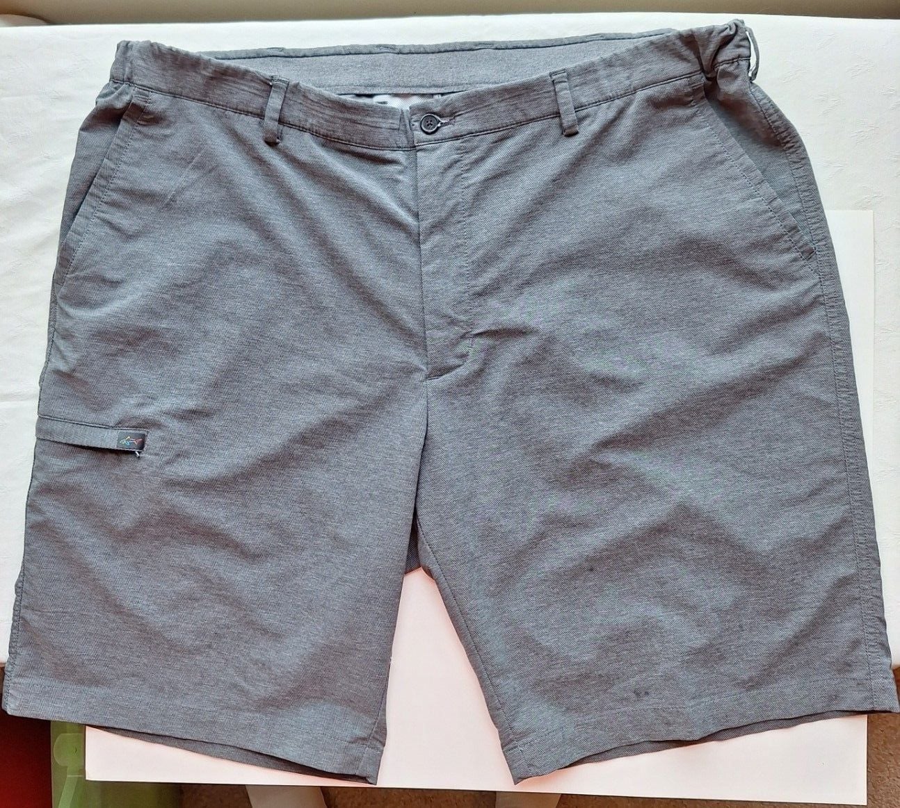Greg Norman Men's Performance Golf Shorts Heather Gray Size 40 2