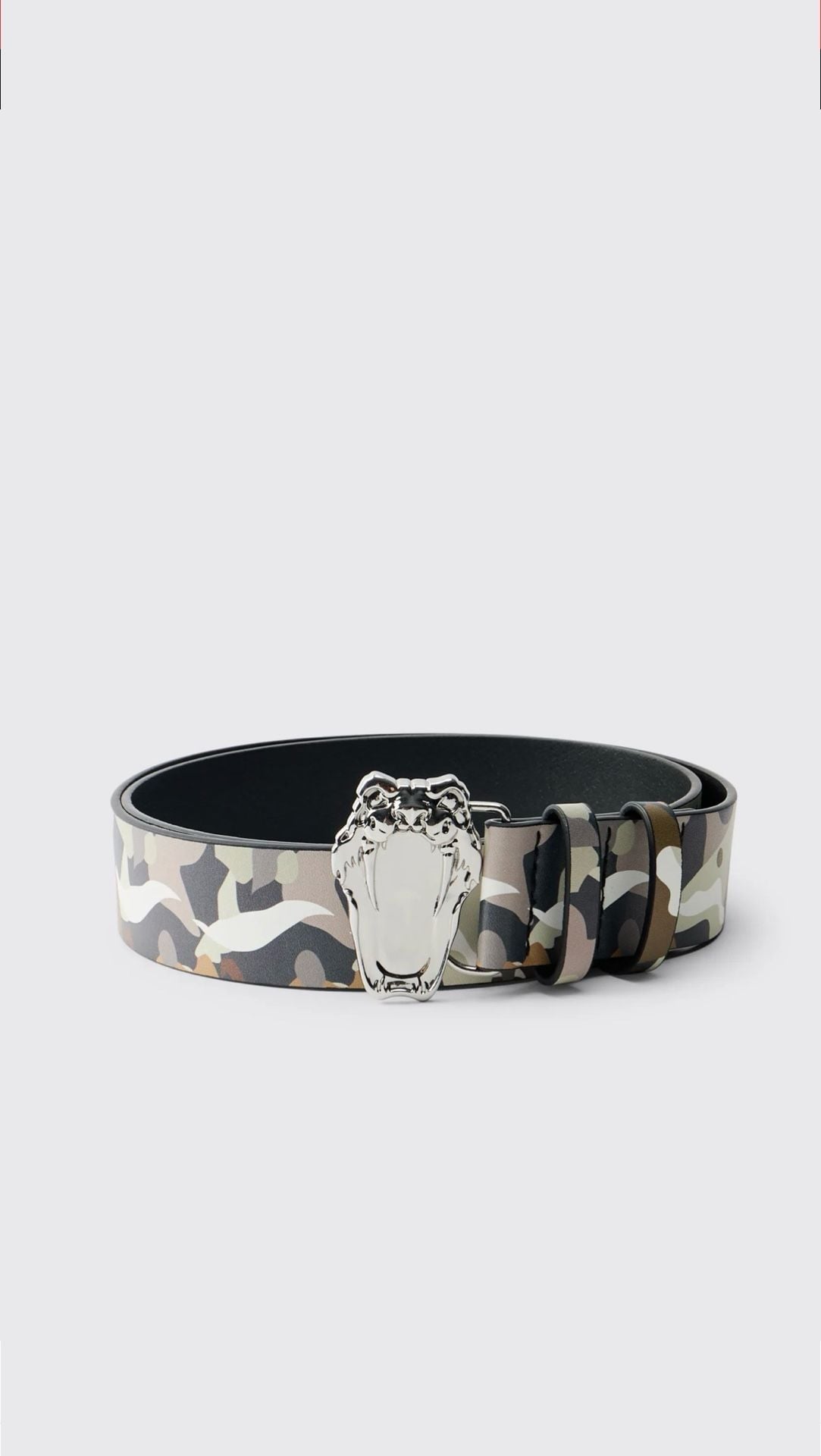 Snake Buckle Camo Belt 1
