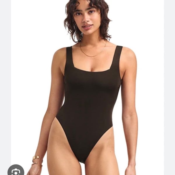 Vitamin A One-Piece Swimsuit in Cinnamon