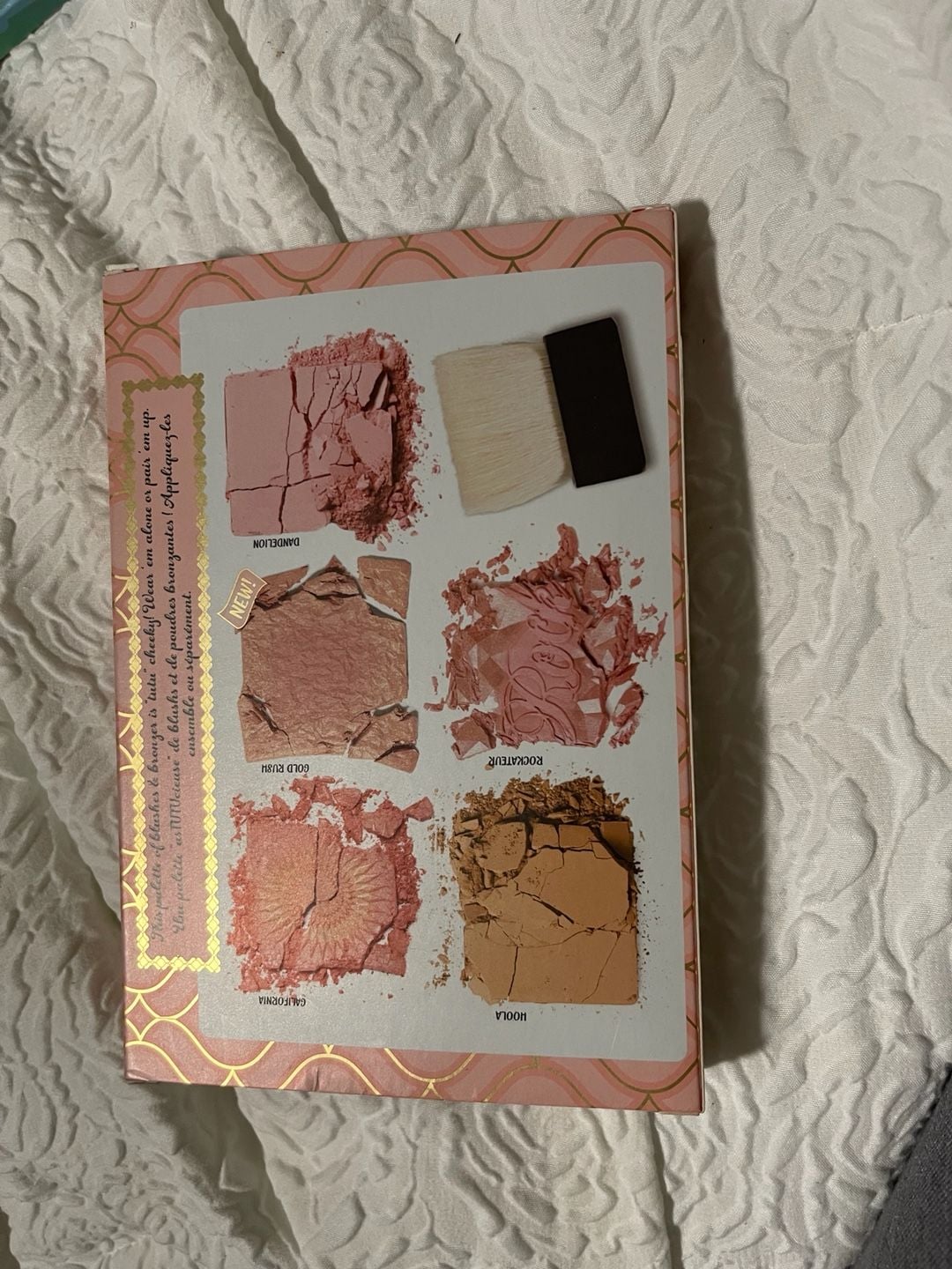 BENEFIT BLUSH BAR CHEEK PALETTE 5 SHADES W/ BRUSH BRAND NEW IN BOX. 2