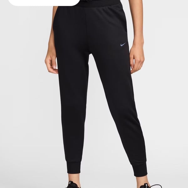 Nike Size XL Therma FIT One High Waisted 7/8 Joggers Black