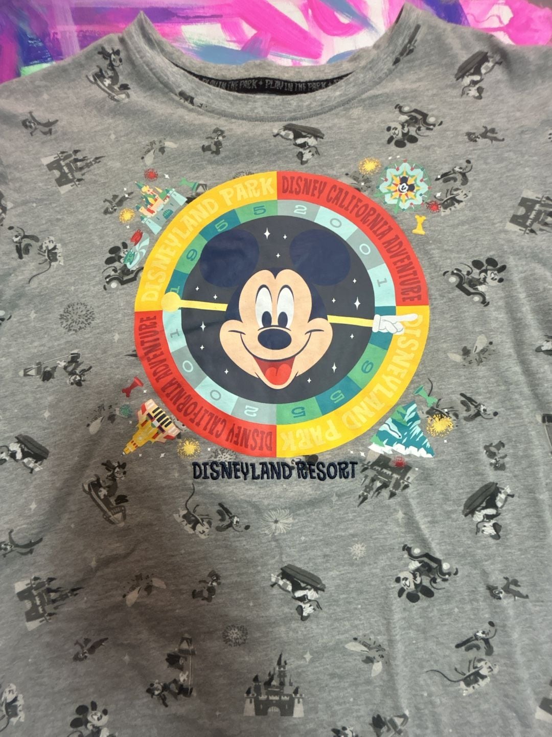 Disney Parks Mickey Mouse Play In The Park All Over Print Graphic T-Shirt 2