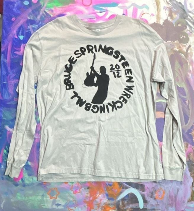 Bruce Springsteen 2012 Wrecking Ball Tour Long Sleeve Graphic Concert T-Shirt 2