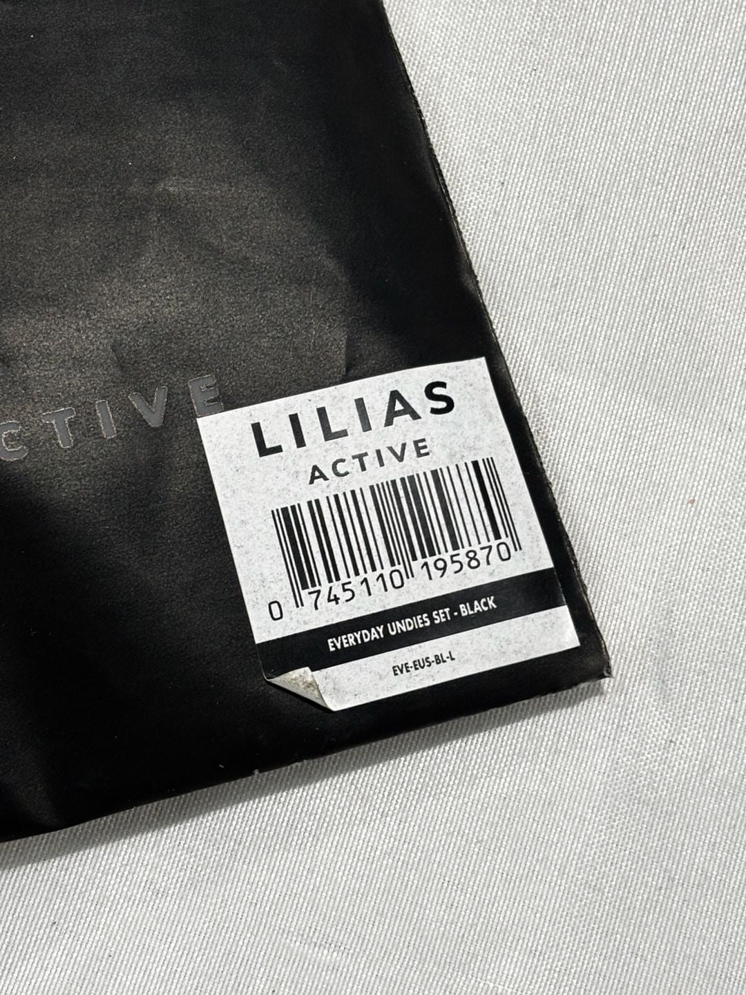 Lilias Active Everyday Undies Set - Black 5