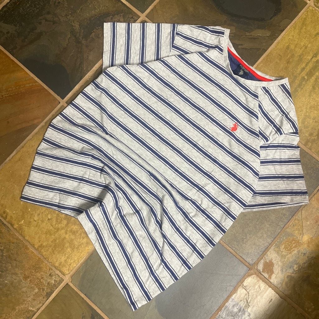 U.S. Polo Assn. Men's Striped Short Sleeve Crewneck T-Shirt 3
