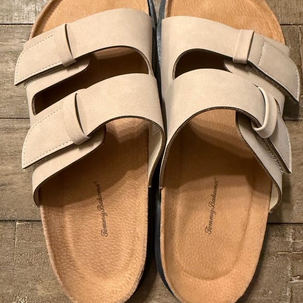 Tommy Bahama TBF Men's Two Strap Slide Sandals