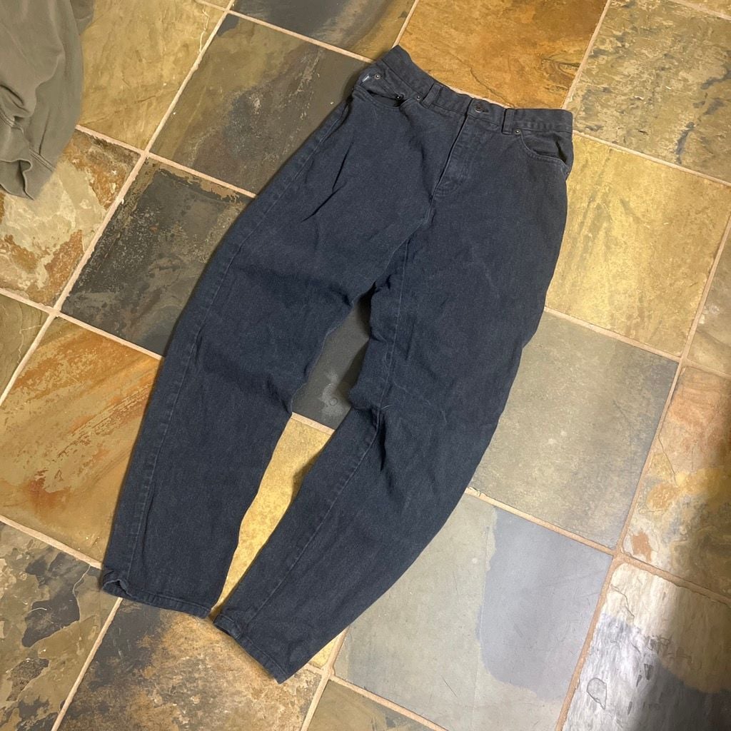 Lauren Jeans Co. Ralph Lauren Women's Black Straight Leg Denim Jeans Size 6 4