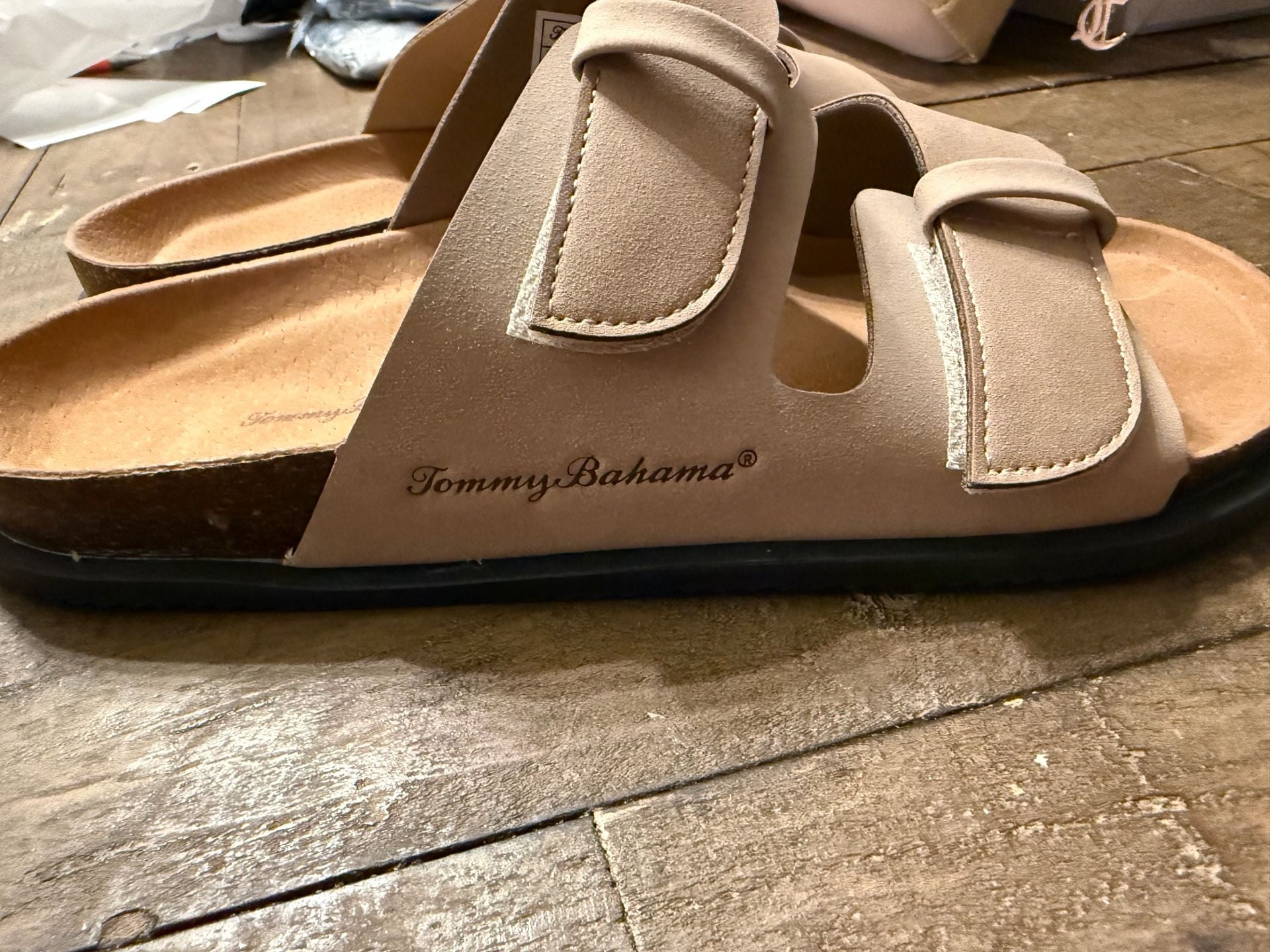 Tommy Bahama TBF-Double Strap Suede Sandals 3