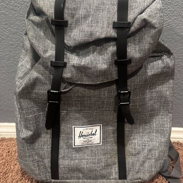 Herschel Supply Co. Retreat Backpack in Raven Crosshatch