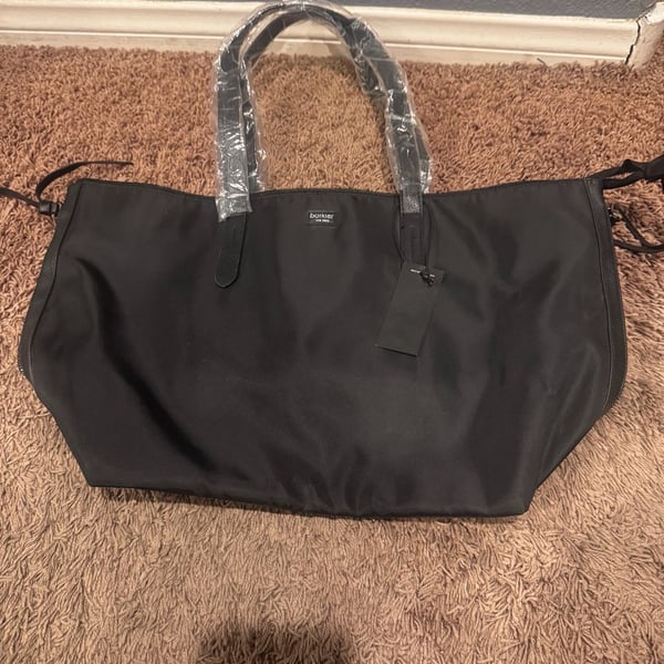 Botkier New York Bond Black Nylon Tote Bag
