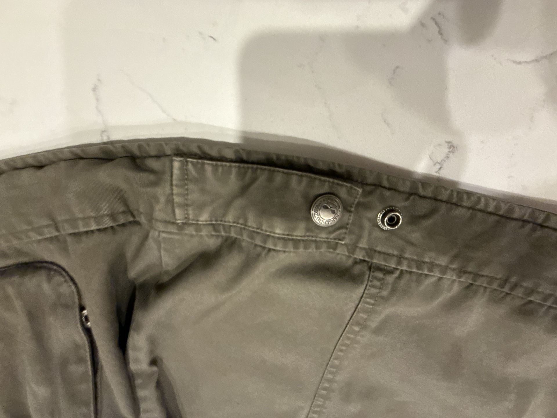 Harley-Davidson Men's XL Reversible Bomber Jacket, Green Utility Style 16